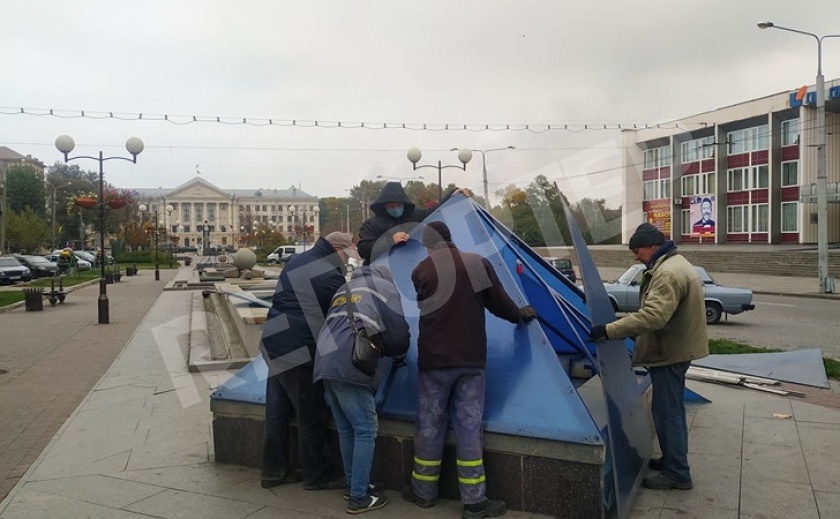 Запорожские фонтаны завершили свой сезон