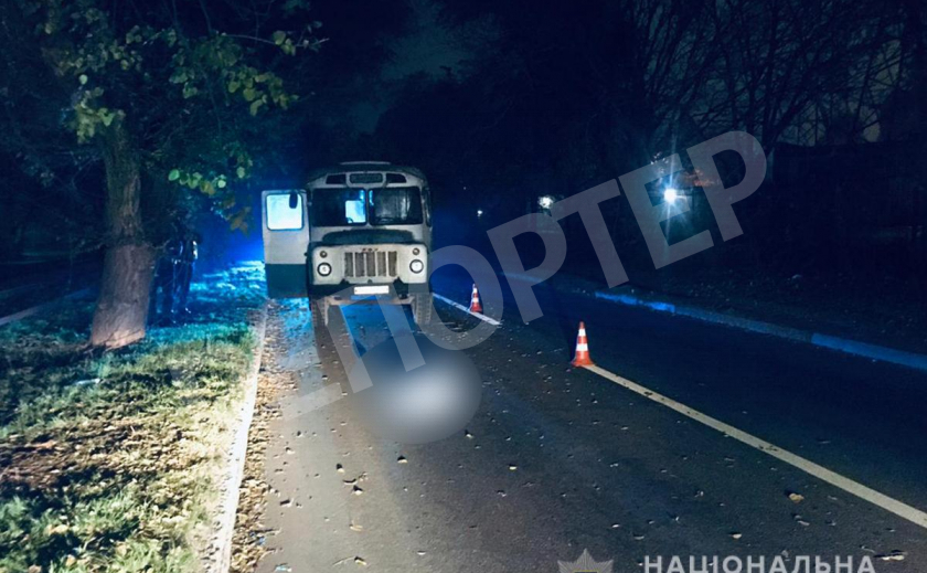 В Запорожье автобус сбил насмерть неизвестного