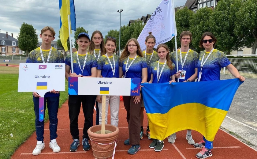 Украинская сборная попала в десятку лидеров среди 70 стран на Всемирной гимназиаде-2022