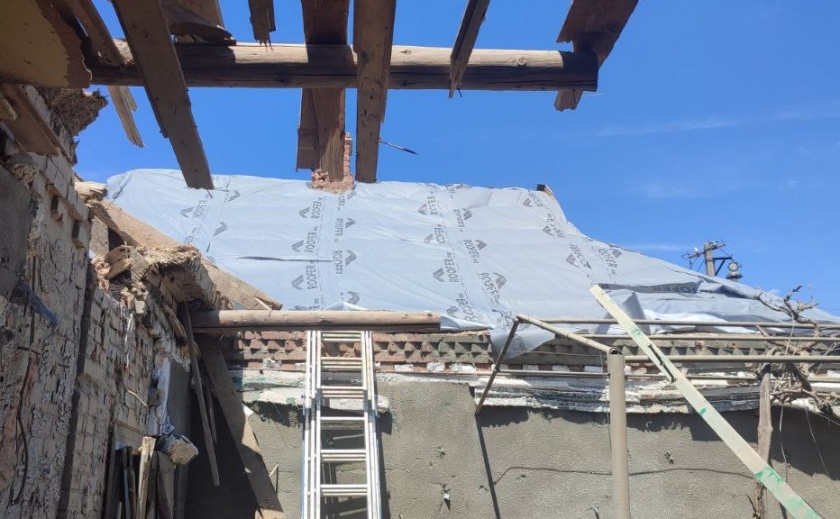 Жители 5 общин в Пологовском и Запорожском районах получили строительные материалы для экстренного ремонта
