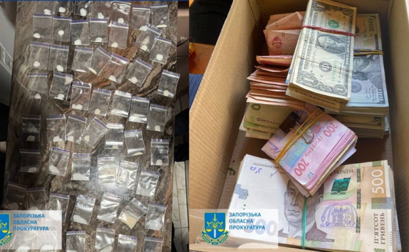 Наркотики на 200 тис. грн., пістолет та гроші: У Запоріжжжі поліція затримала 34-річного наркоділера