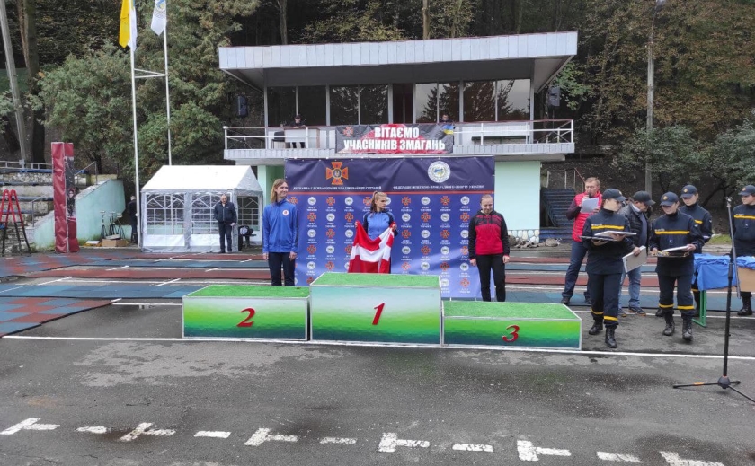 Валерія Гальченко із Запоріжжя взяла срібну медаль із пожежно-прикладного спорту