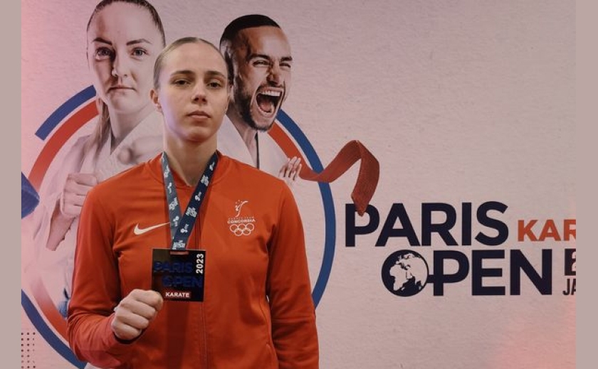 Каратистка Еліна Сєлємєнєва з Запоріжжя стала віце-чемпіонкою «Paris Open 2023»