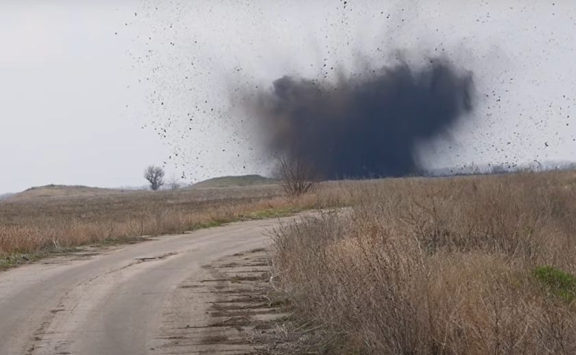 У Запорізькій області знищили російську авіаційну бомбу: відео