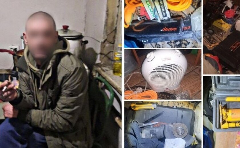 У Запоріжжі патрульні затримали громадянина, причетного до крадіжки з помешкання