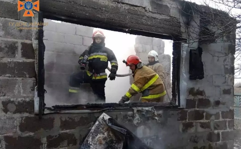 Пожежа через коротке замикання: рятувальники Запоріжжя ліквідували загорання в житловому будинку