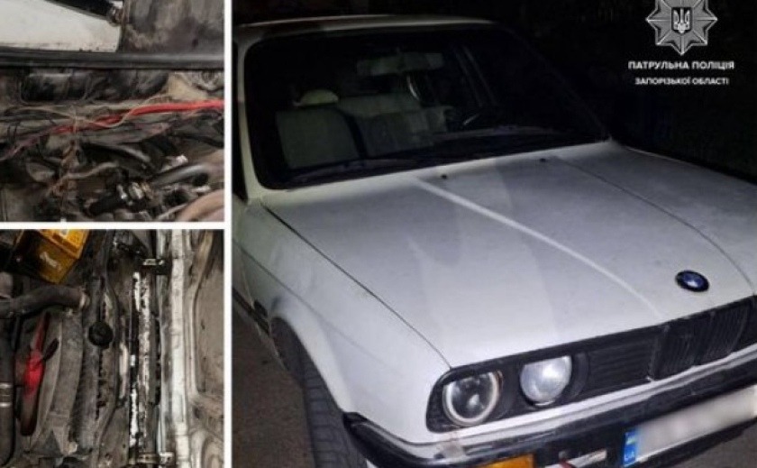 Патрульні Запоріжжя виявили авто з ознаками підробки та знищення номерів вузлів та агрегатів