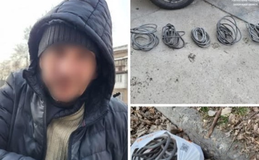 У Запоріжжі вкотре виявили крадія кабелю