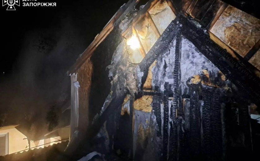 У Запоріжжі під час пожежі у будинку загинув чоловік