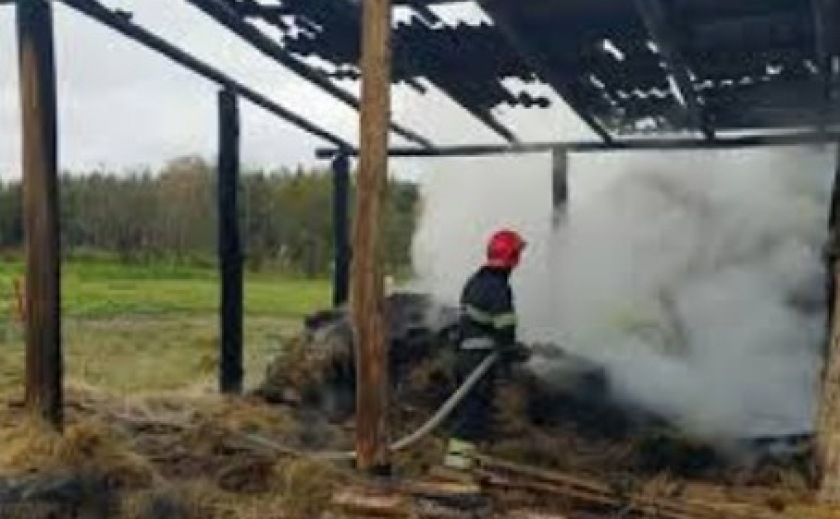 У Запорізькому районі зайнявся сінник: обійшлося без постраждалих