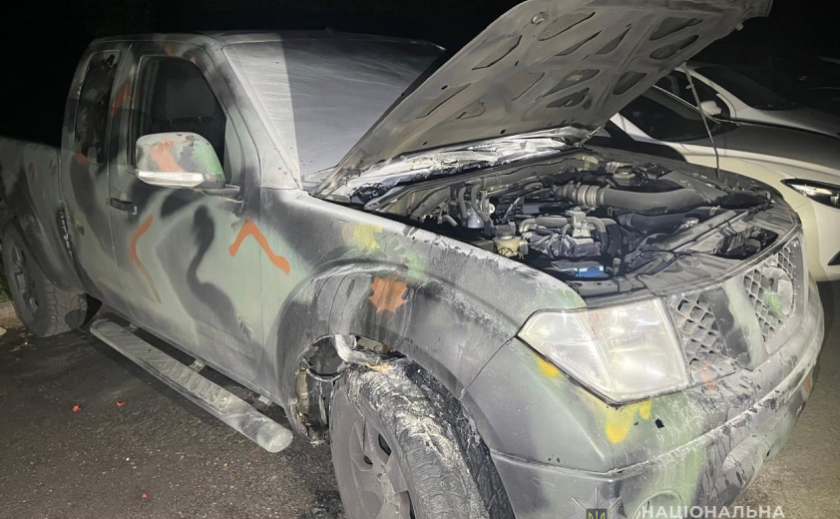 Правоохоронці Запоріжжя затримали палія автомобілів ЗСУ, який діяв на замовлення рф