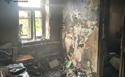 На пожежі у Запоріжжі загинула 85-річна жінка