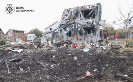На Запоріжжі внаслідок російського удару травмовано двох чоловіків