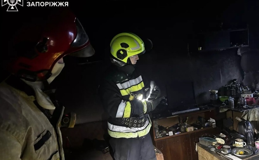 У Запоріжжі під час пожежі загинув 56-річний чоловік