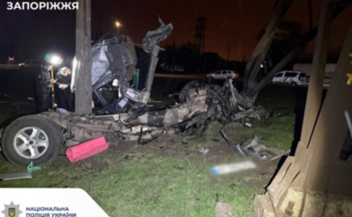 Смертельна ДТП у Запоріжжі: загинув пасажир, пʼяного водія затримано
