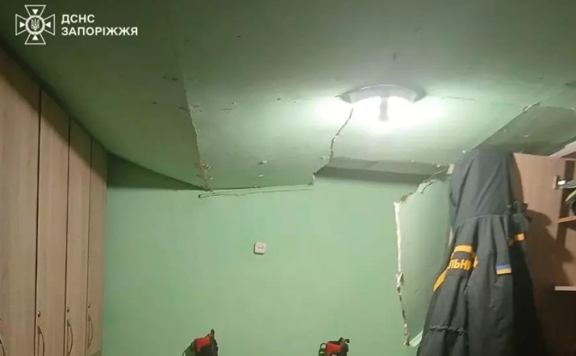 Внаслідок російського удару пошкоджено пожежно-рятувальну частину у Запорізькому районі