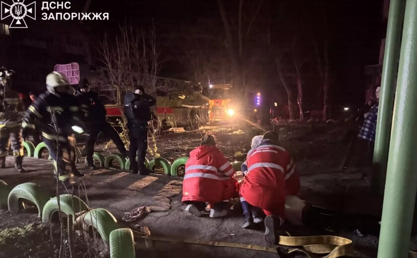 У Запоріжжі під час пожежі у п’ятиповерхівці загинула жінка