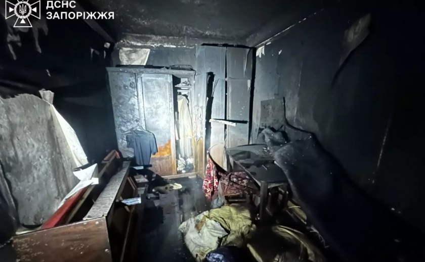 У Запоріжжі під час пожежі у багатоповерхівці загинув 70-річний чоловік