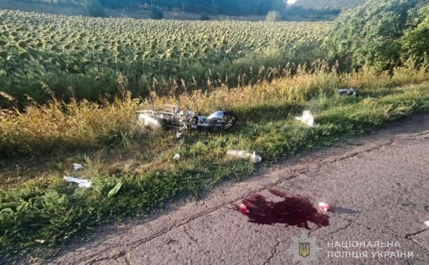 В Запорожской области произошли два ДТП с участием мотоциклистов: один водитель погиб