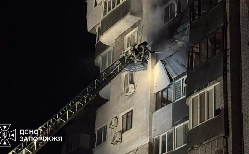 Запорожье: в результате вражеского обстрела травмировалась женщина