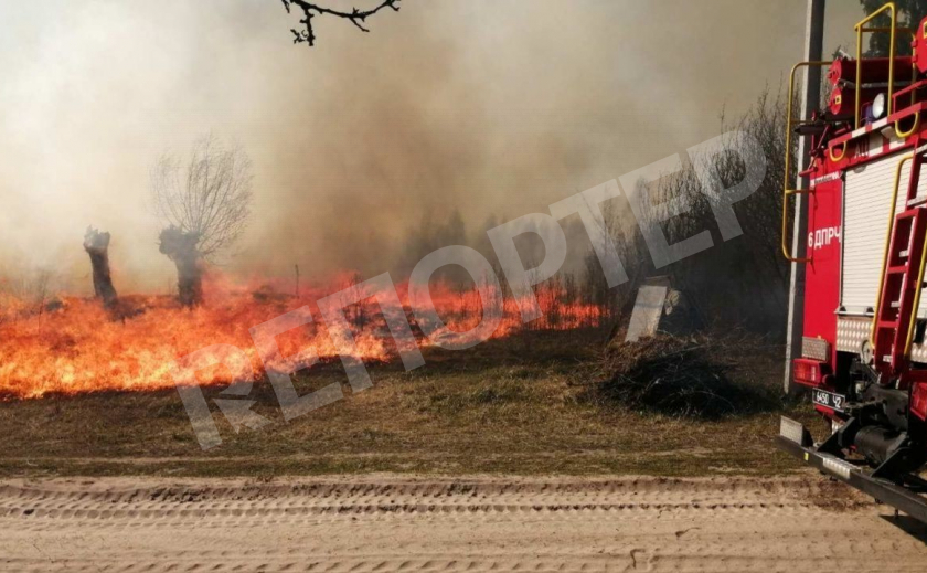 Сгорели 10 гектаров запорожской природы
